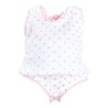 Petitcollin - Vêtement de poupées - Ensemble slip et tshirt à pois - 36 à 40cm