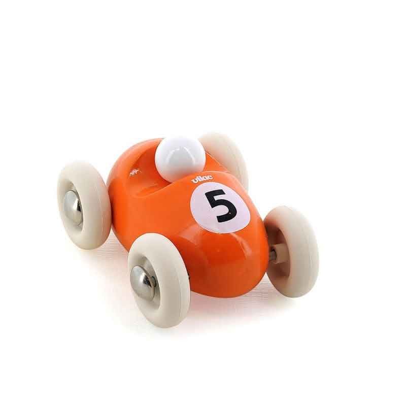 Vilac - Mini roadster orange en bois