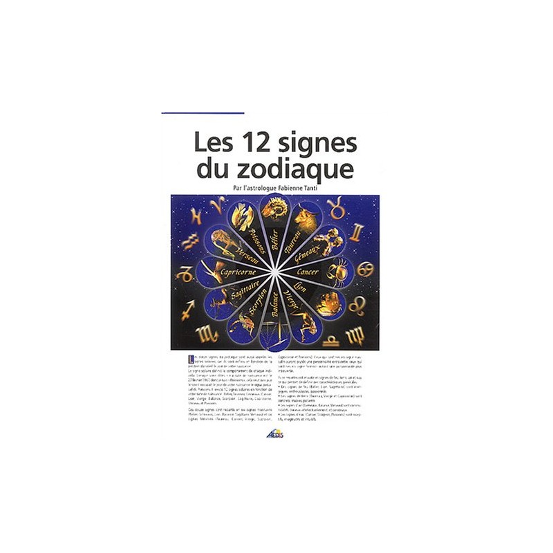 Aedis collection - Numéro 125 - Les signes du Zodiaque