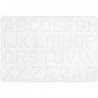 Hama - Perles - 272 - Taille Midi - Plaque Lettres