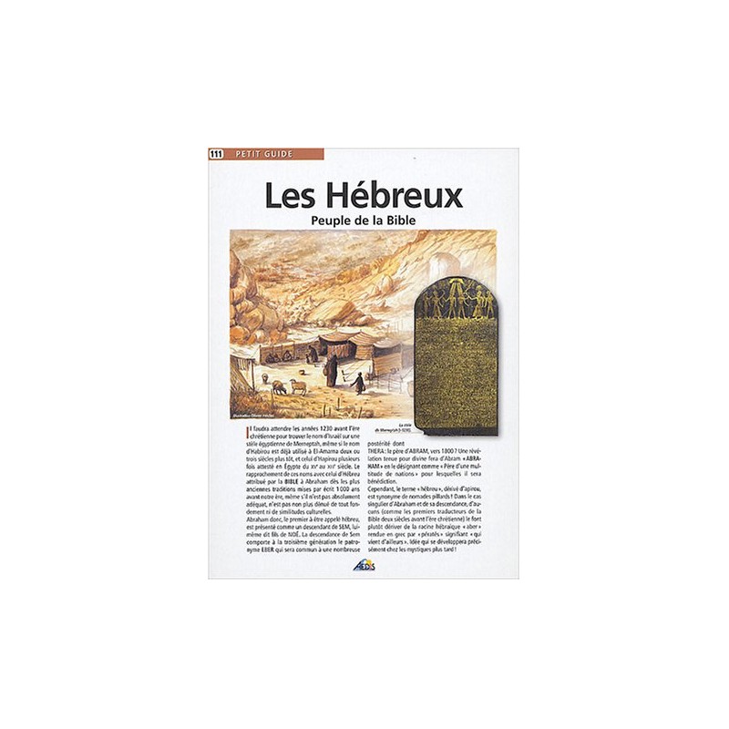 Aedis collection - Numéro 111 - Les hebreux