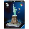 Ravensburger - Puzzle 3D 108 pièces - Statue de la Liberté illuminée