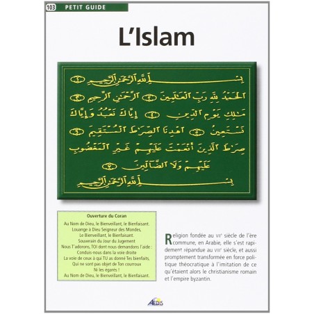 Aedis collection - Numéro 103 - L'Islam
