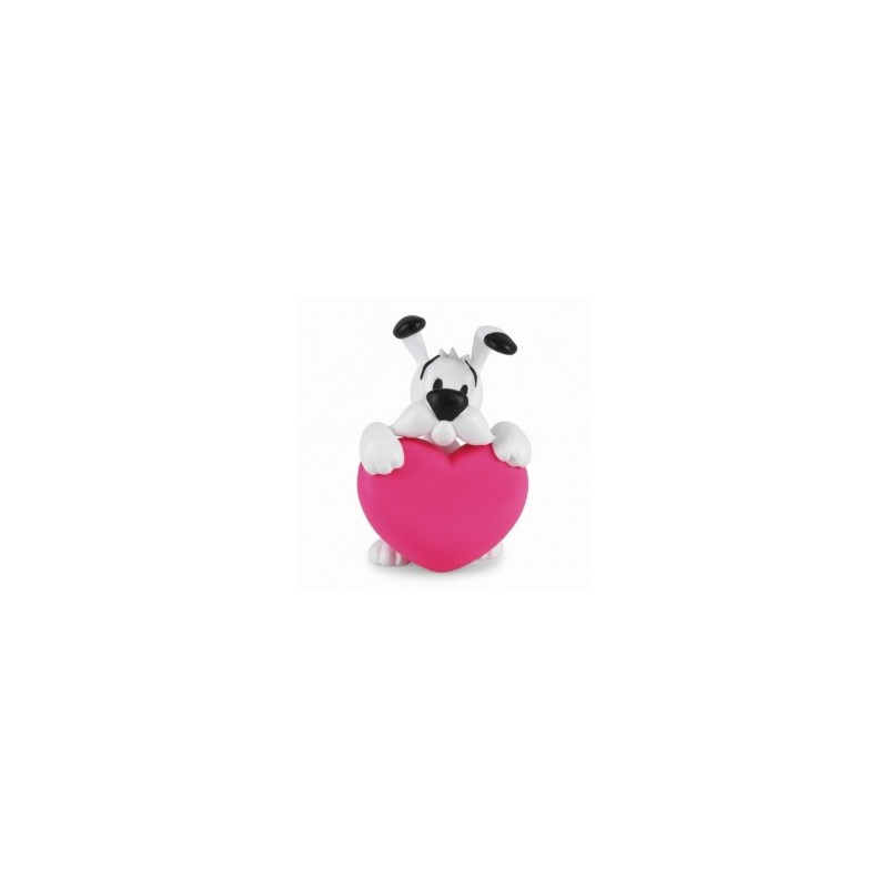Plastoy - Figurine Astérix - Porte clé - Idéfix avec coeur
