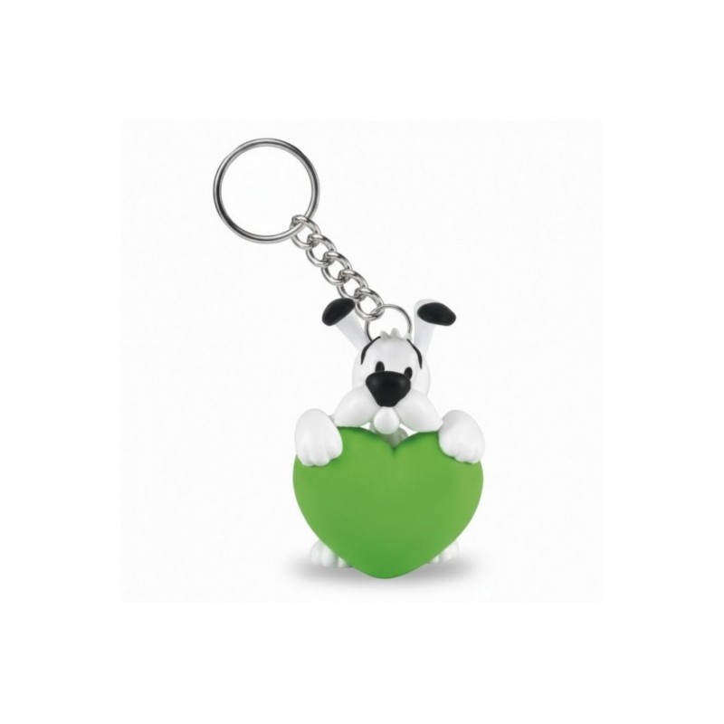Plastoy - Figurine Astérix - Porte clé - Idéfix avec coeur