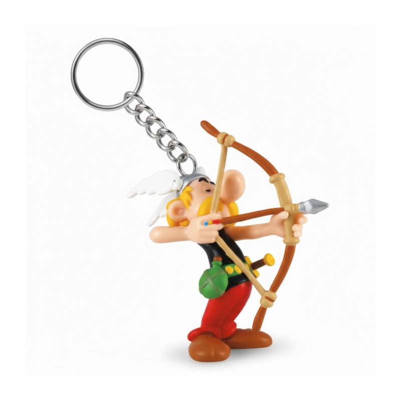Plastoy - Figurine Astérix - Porte clé - Astérix tirant à l'arc