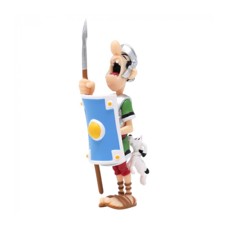 Plastoy - Figurine Astérix - Légionnaire romain mordu par idéfix