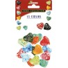 Kim Play - Filet de 15 billes galets c?ur