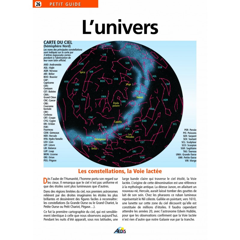 Aedis collection - Numéro 26 - L'univers