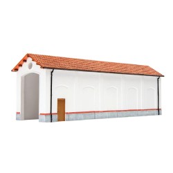 Maquette - Petit hangar à...