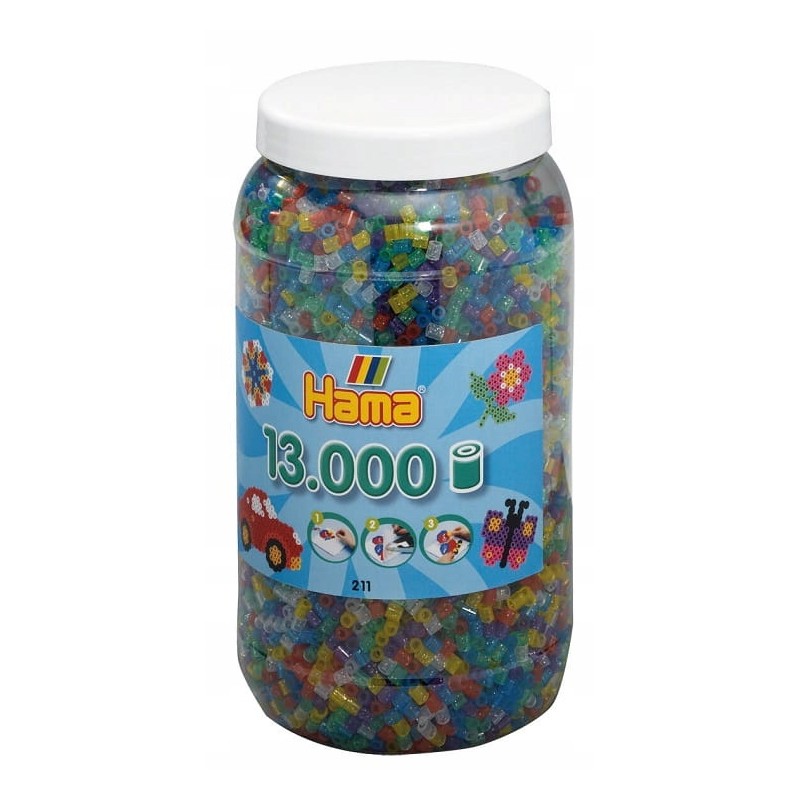 Hama - Perles midi - Pot de 13000 perles