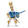 Papo - Figurine médiévale - Chevalier bleu fleur de Lys