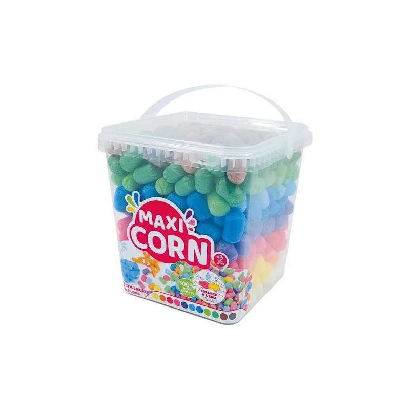 Ludi - Maxicorn - Seau de 500 flocons de mais