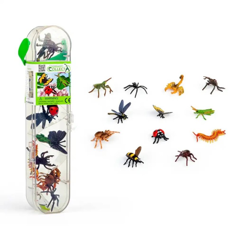Collecta - Coffret de 12 mini figurines insectes