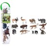 Collecta - Coffret de 12 mini figurines animaux sauvages