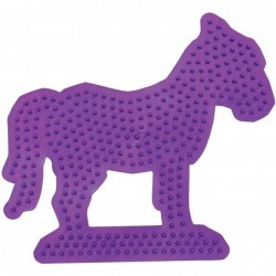 Hama - Perles - 281-07 - Taille Midi - Plaque cheval violet