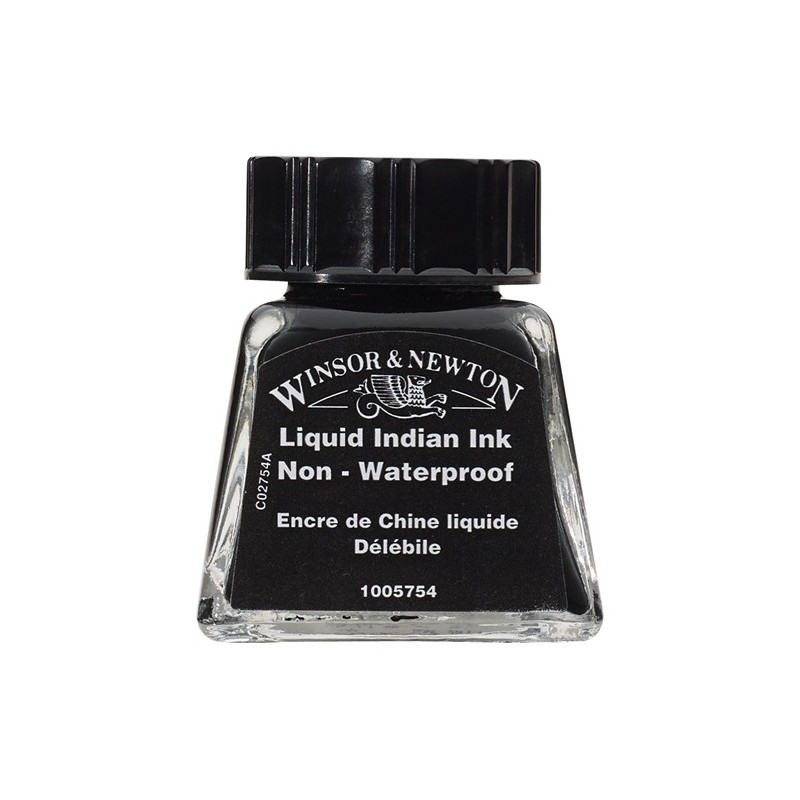 Winsor et Newton - Encre de chine - Noir - 14ml