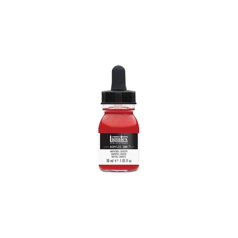 Liquitex - Encre acryliques extra fine - Rouge naphtol carmin - 30ml