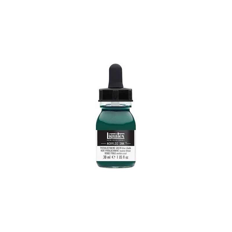 Liquitex - Encre acryliques extra fine - Vert phtalocyanine - 30ml