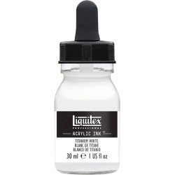 Liquitex - Encre acryliques extra fine - Blanc de titane - 30ml