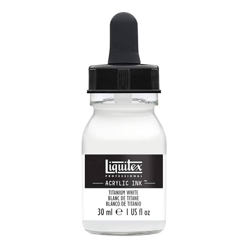 Liquitex - Encre acryliques extra fine - Blanc de titane - 30ml