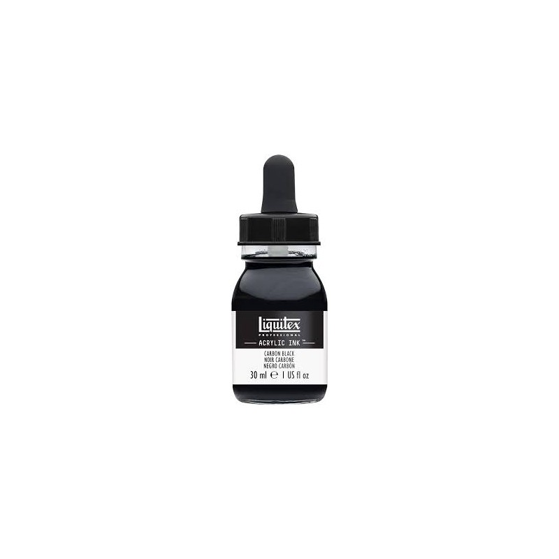Liquitex - Encre acryliques extra fine - Noir carbone - 30ml
