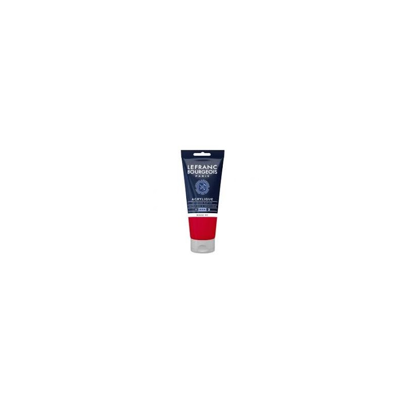 Lefranc Bourgeois - Peinture acrylique - Rouge vif - 80ml