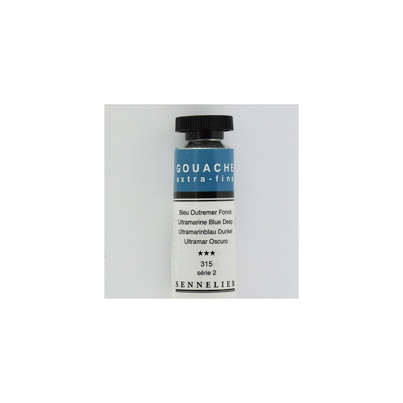 Sennelier - peinture - gouache - 21 ml - bleu outremer foncé