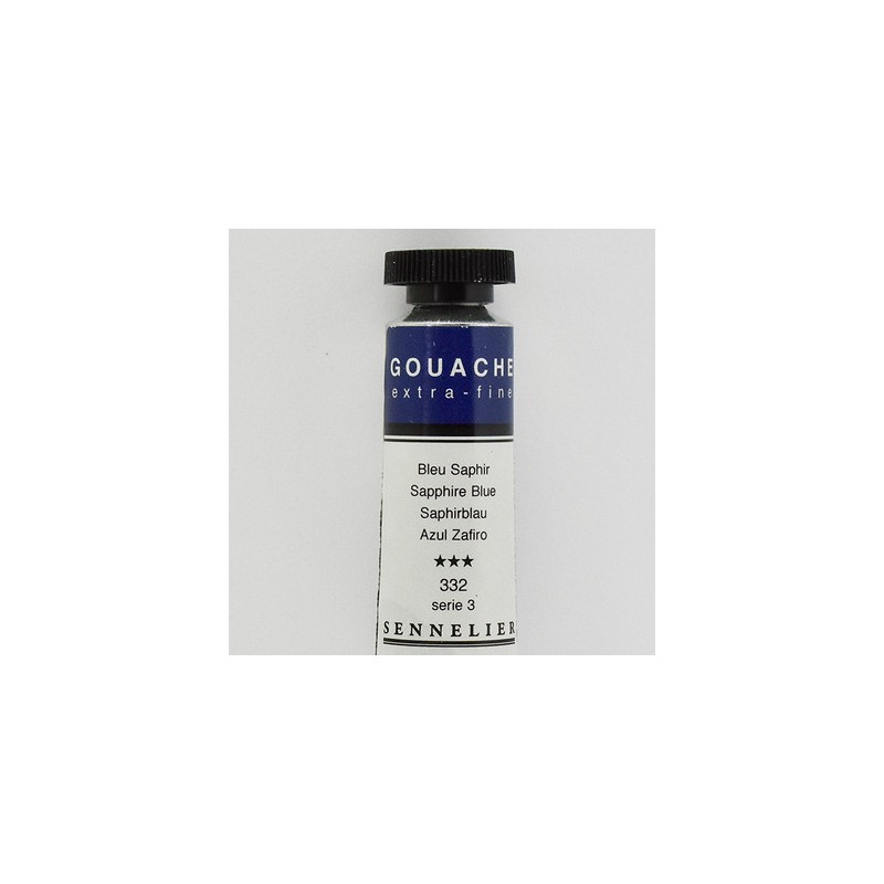 Sennelier - peinture - gouache - 21 ml - bleu saphir