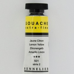 Sennelier - peinture - gouache - 21ml - jaune citron