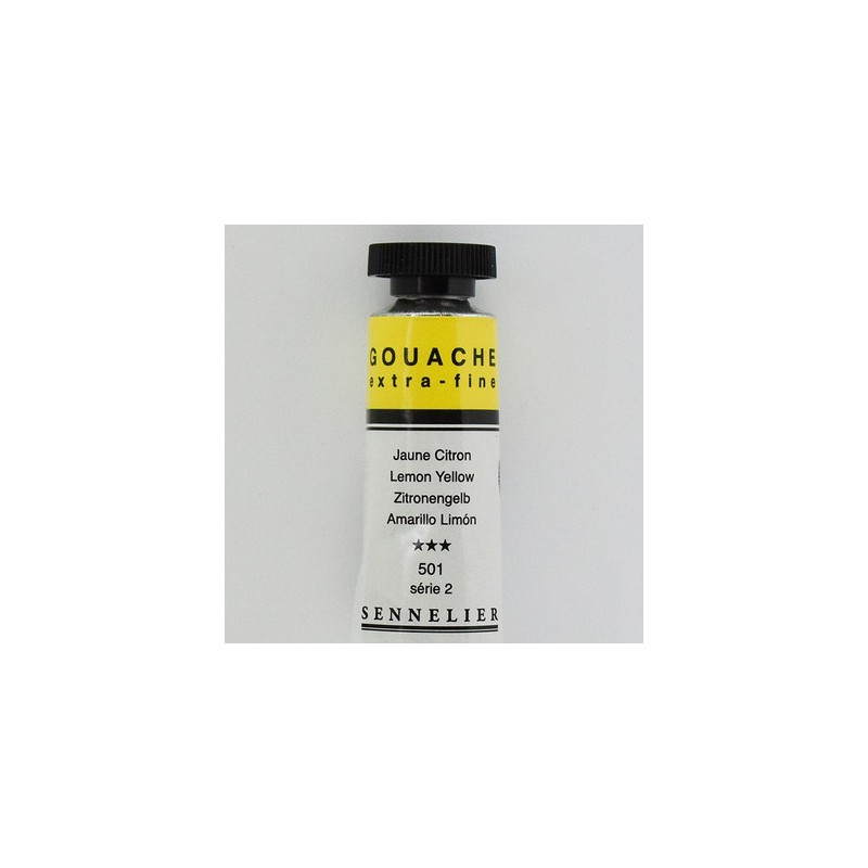 Sennelier - peinture - gouache - 21ml - jaune citron