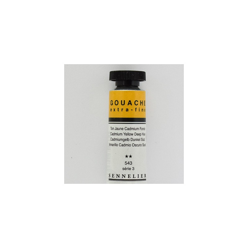 Sennelier - peinture - gouache - 21ml - jaune cadmium foncé