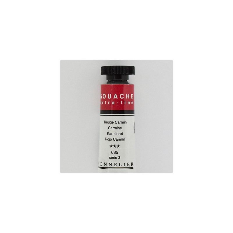 Sennelier - peinture - gouache - 21ml - rouge carmin