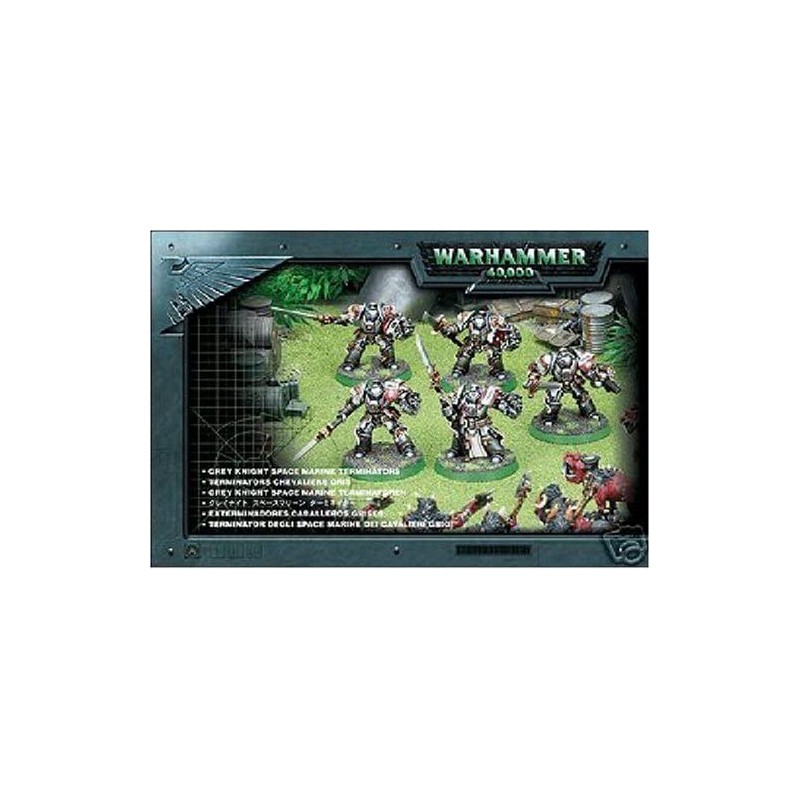 Games Workshop - Warhammer 40k - Figurine - Terminator Chevaliers Gris (X5)