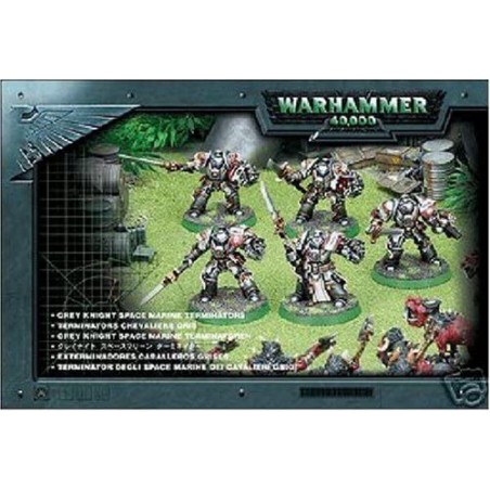Games Workshop - Warhammer 40k - Figurine - Terminator Chevaliers Gris (X5)