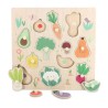 Vilac - Encastrement en bois - Légumes