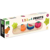 Vilac - Puzzle encastrement en bois - 4 fruits