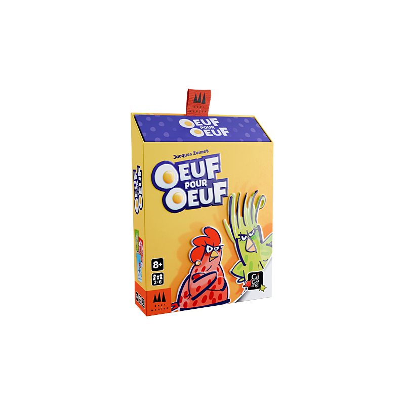 Gigamic - Jeu de société - Oeuf pour Oeuf