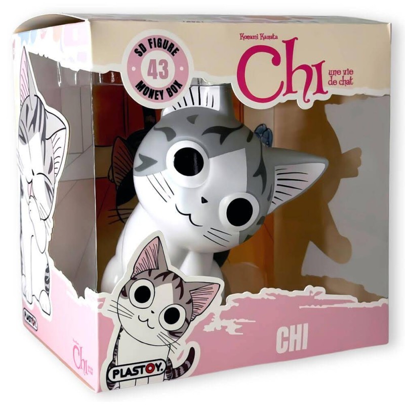 Plastoy - Tirelire - Chi une vie de chat