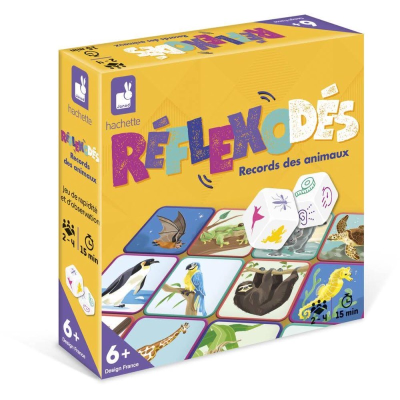 Janod - Jeu éducatif animaux - Reflexodes Records des animaux