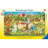 Ravensburger - Puzzle cadre 15 pièces - La fête d'anniversaire des animaux