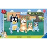 Ravensburger - Puzzle cadre 15 pièces - Bluey et sa famille