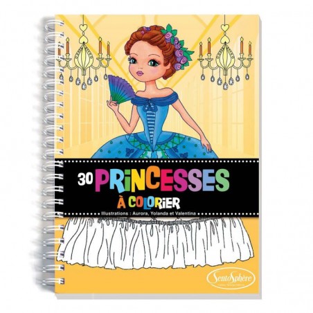 Sentosphère - 9005 - Coloriage - Princesses