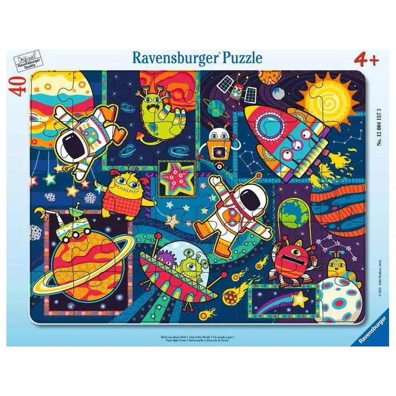 Ravensburger - Puzzle cadre 40 pièces - Un monde à part