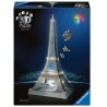 Ravensburger - Puzzle 3D 216 pièces - Tour Eiffel illuminée