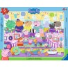 Ravensburger - Puzzle 39 pièces - Fête familiale avec Peppa et ses amis