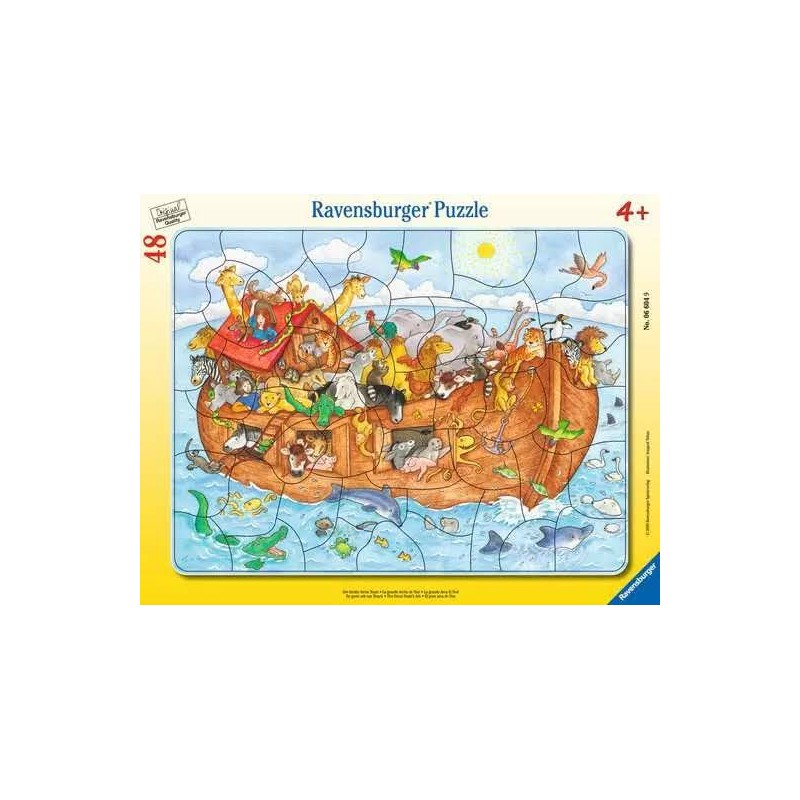 Ravensburger - Puzzle cadre 48 pièces - L'arche de Noé
