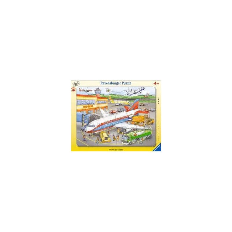 Ravensburger - Puzzle cadre 40 pièces - l'aéroport