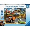 Ravensburger - Puzzle 100 pièces - Véhicules de construction