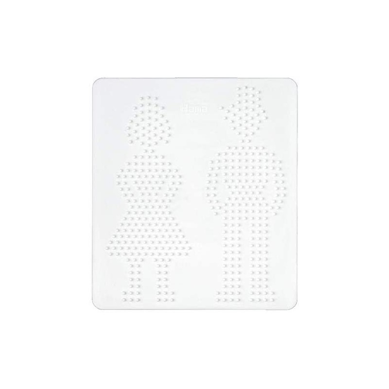 Hama - Perles - 282 - Taille Midi - Plaque illustrée femme et homme